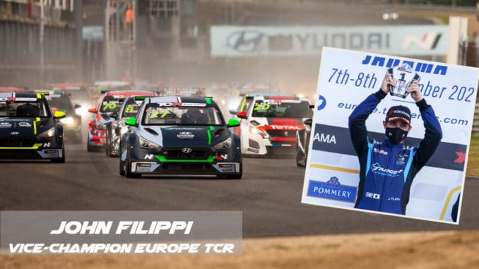John Filippi devient vice-champion d’Europe TCR 2020