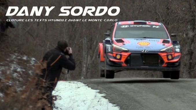 Dany Sordo Clôture les tests Hyundai
