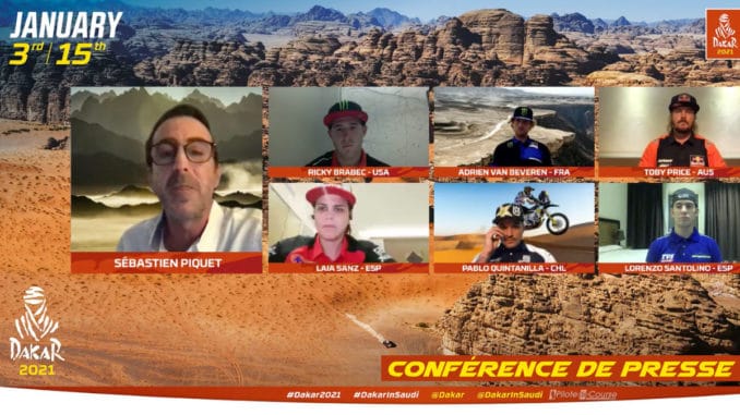 conférence de presse Rallye Dakar 2021