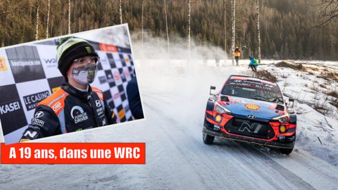 Oliver Solberg pilotera une WRC lors de l'Arctic Rally