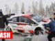 Sortie de Takamoto Katsuta en essais avant l'Arctic Rally Finland