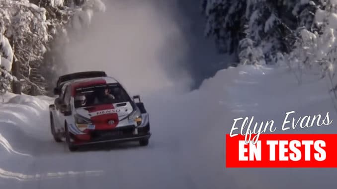 Toyota Gazoo Racing en tests pour l'Arctic Rally Finland