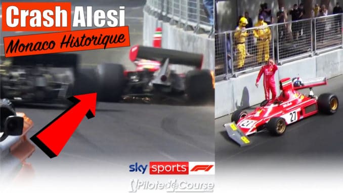 Crash de Jean Alesi au GP de Monaco Historique