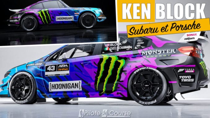 Ken Block de retour en Subaru, mais aussi en Porsche 911
