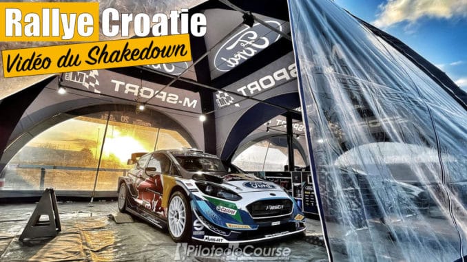 Shakedown du Rallye de Croatie 2021