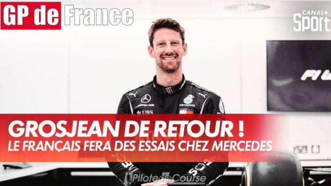Romain Grosjean de retour dans une F1